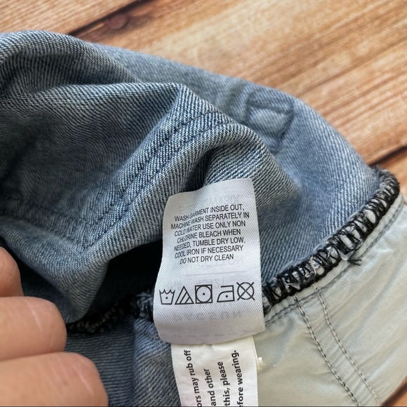 PacSun light wash distressed men slim fit jeans 100% cotton rn45421 size 32x30 - Picture 11 of 13